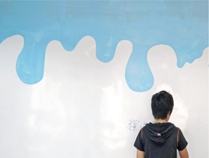 高端白板油漆工程（專業版白色）兒童房塗鴉牆工程-會議室牆身工程